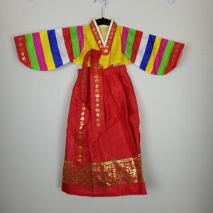 girls traditional hanbok korean dress